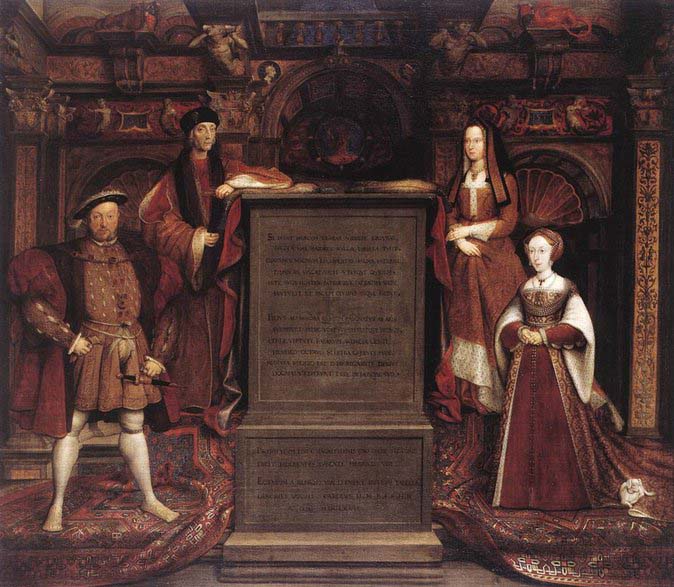 Leemput, Remigius van Henry VII, Elizabeth of York, Henry VIII, and Jane Seymour